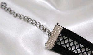 Black Lace Choker Necklace