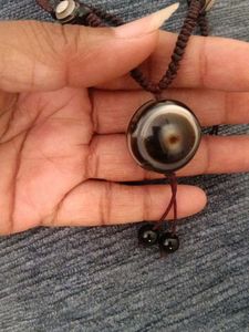 Unique Beaded Necklace evile eye stone