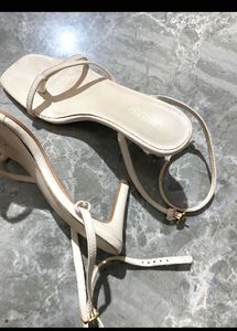 Truffle collection elegant white heels
