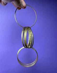 Vintage Brass Bangle Set
