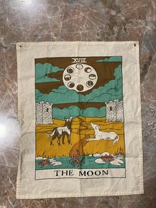 The Moon Tarot Tapestry Wall Hanging