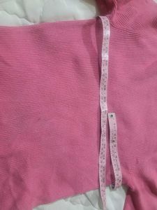 Pink Ribbed Top
