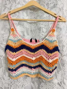 Zudio Knit Beach crop top
