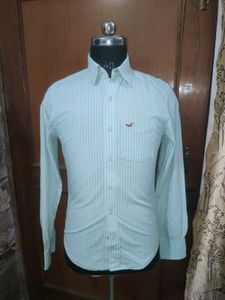 Hollister Striped Button-Down Shirt