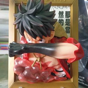 3D action figure Luffy photo frame