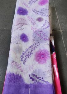 Floral Print Saree