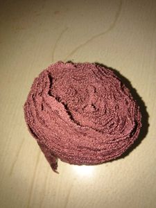 Maroon Lace Trim