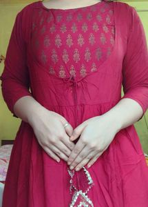 Elegant Maroon Ethnic Gown