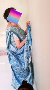 Paper silk saree
