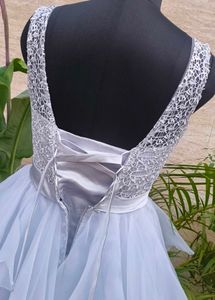 Stunning Lace &amp; Ruffle Party Dress