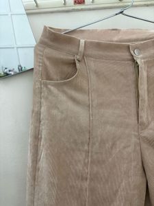 Light Beige Corduroy Pants