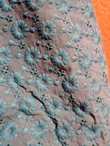 Men's Teal Printed Kurta