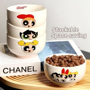 Powerpuff Girls Ceramic Bowls - Set of 4