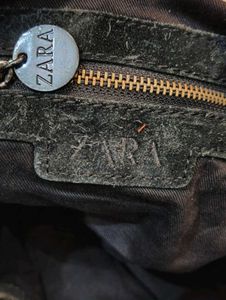 Black Beaded Drawstring Pouch Bag