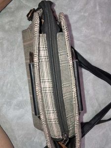 Plaid Crossbody Handbag