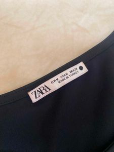ZARA Elegant Black Long Sleeve Dress