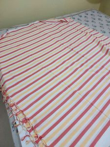 Striped Cotton Top Sheet Bhagalpuri Chadar
