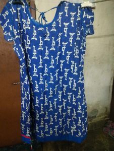 Blue cotton free sizes Kurt's.