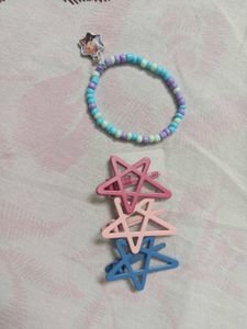 Cute Star Hair Clips. Free: Frozen Beaded Bracelet