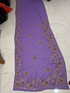Beautiful handwork heavy  Saree