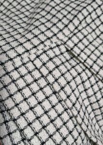 Check Mini Skirt - Tweed Fabric