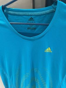 Adidas Blue Athletic T-Shirt