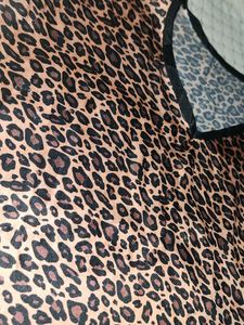 Leopard Print V-Neck Top