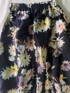 Floral Print Skirt