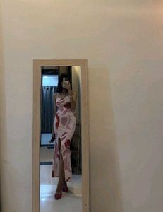 Elegant Floral Print Maxi Dress