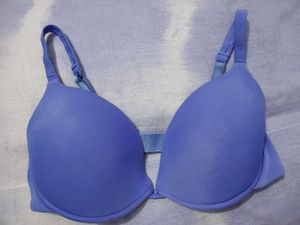 Chic Blue Push-Up Bra