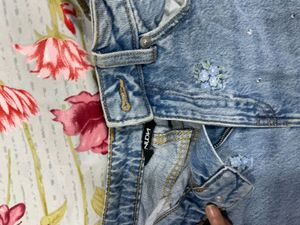 WESTSIDE embroidered sparkling embellished Denim J