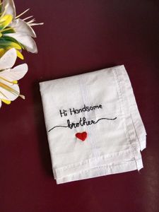 Hand Embroidered Handkerchief