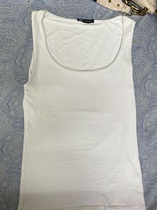Zara Basic White Tank Top