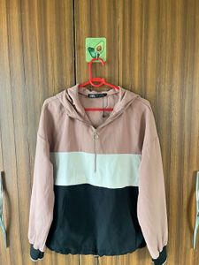 Colorblock Quarter Zip Hoodie