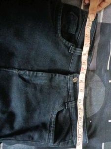 High Waisted Black Flare Jeans