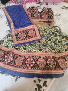 Vibrant Embroidered Lehenga Choli Set for year 8