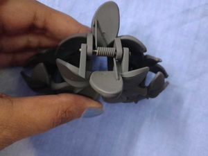 Stylish Grey Claw Clip