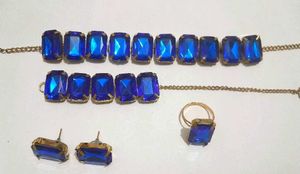 Royal Blue Gemstone Jewelry Set