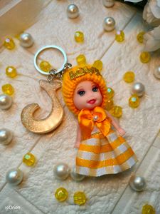 Cute Doll Charm Keychain
