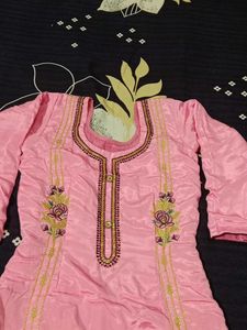 Elegant Pink Kurta Set with Dupatta