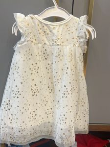 White Frock 9-12 Mnth