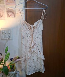 Cider floral mini dress