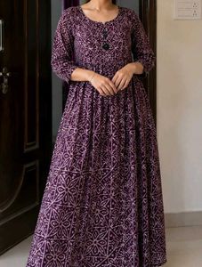 Printed Ethnic Dress