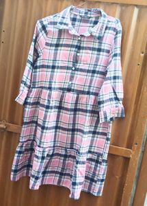 Cozy Plaid Tiered Dress