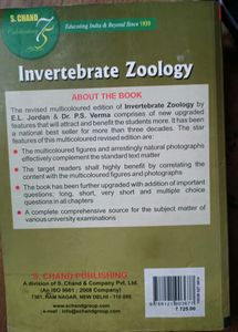 Invertebrate Zoology By EL JORDAN AND PS VERMA