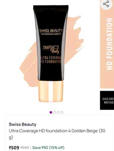 Swiss Beauty Ultra Coverage HD Foundation