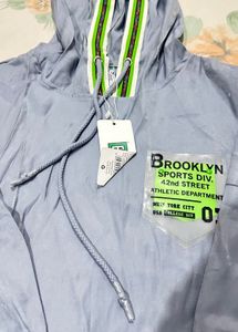 Brand New Blue Brooklyn Hoodie