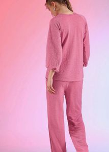 Pink crinkled Co-ord Set