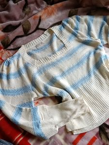 Crochet Square Neck Top