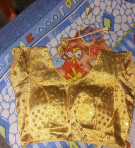 Stunning Gold Embellished Blouse